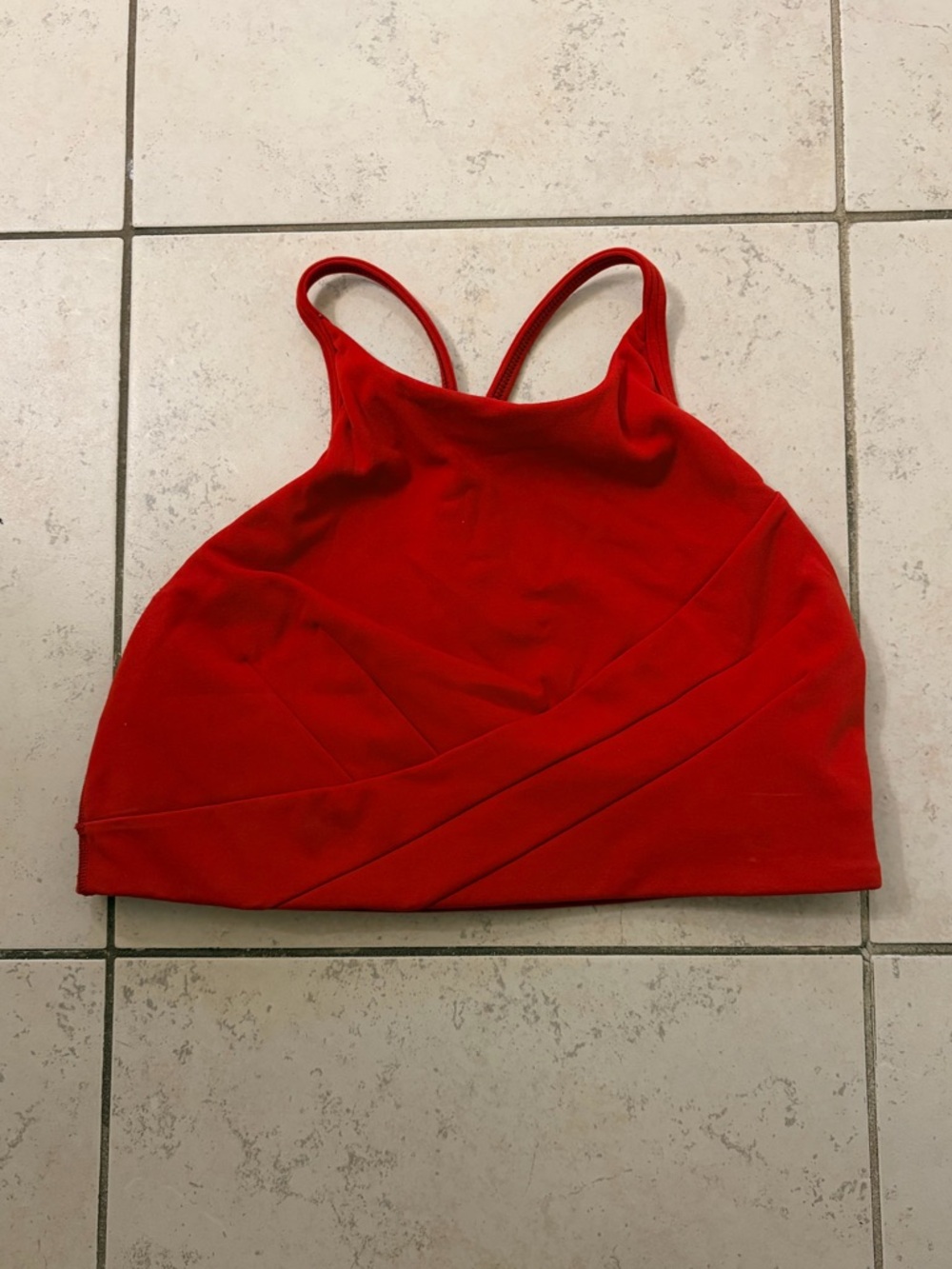 LULULEMON high neck sports bra red size 6